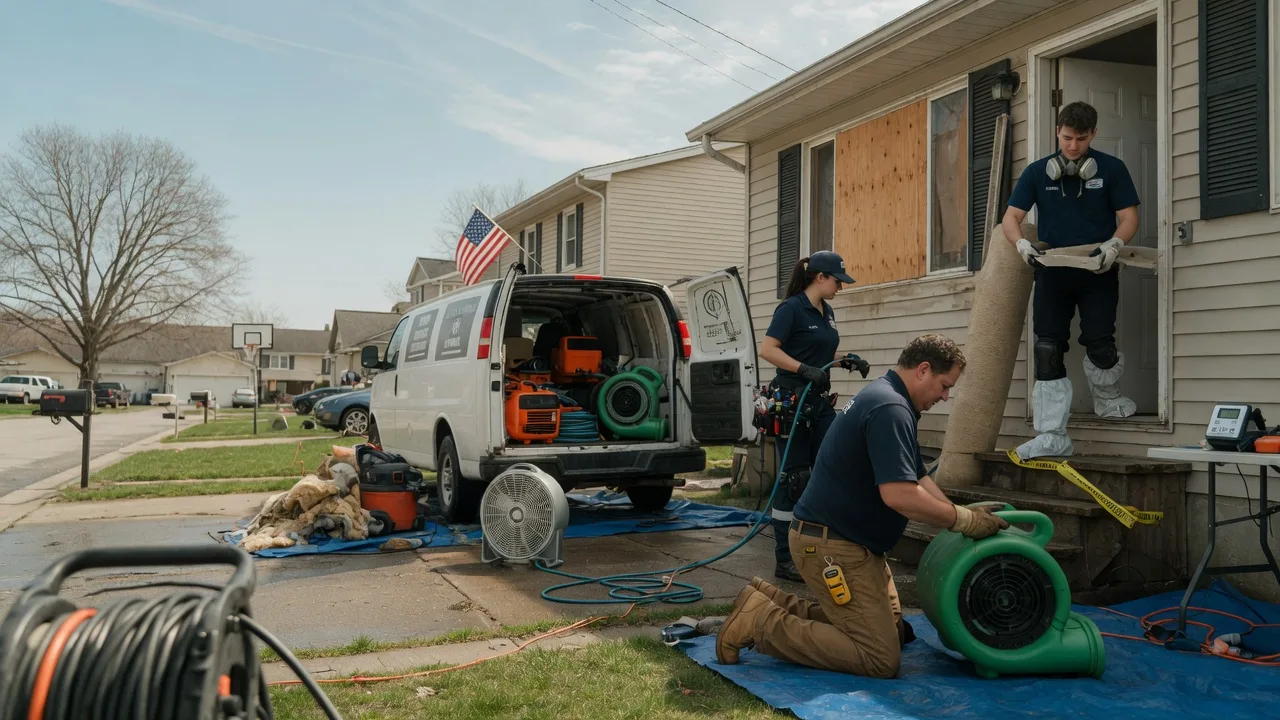 Water Damage Restoration in Baldwin, ND near me